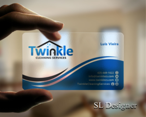 Business Card Design by SL Designer for Twinkle Cleaning Services, LLC | Design: #21271497