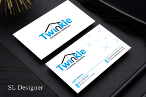 Business Card Design by SL Designer for Twinkle Cleaning Services, LLC | Design: #21273894