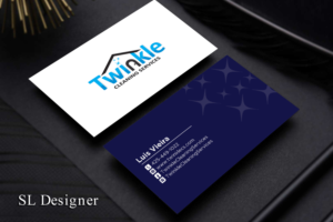 Business Card Design by SL Designer for Twinkle Cleaning Services, LLC | Design: #21274121