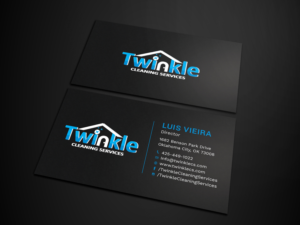 Diseño de Tarjeta de Presentación por Tripti Ranjan Gain para Twinkle Cleaning Services, LLC | Diseño: #21271266