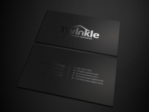 Business Card Design by Tripti Ranjan Gain for Twinkle Cleaning Services, LLC | Design: #21271286