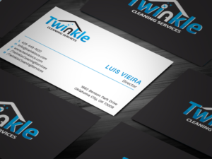 Business Card Design by Tripti Ranjan Gain for Twinkle Cleaning Services, LLC | Design: #21271290