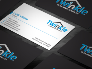 Business Card Design by Tripti Ranjan Gain for Twinkle Cleaning Services, LLC | Design: #21271292