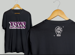 T-Shirt for delegates attending conference called 'Yow! Data 2019'  | T-Shirt-Design von Val brito