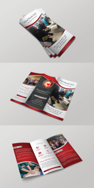 Brochure Design by alex989 for Vital Hands LLC | Design: #21284763