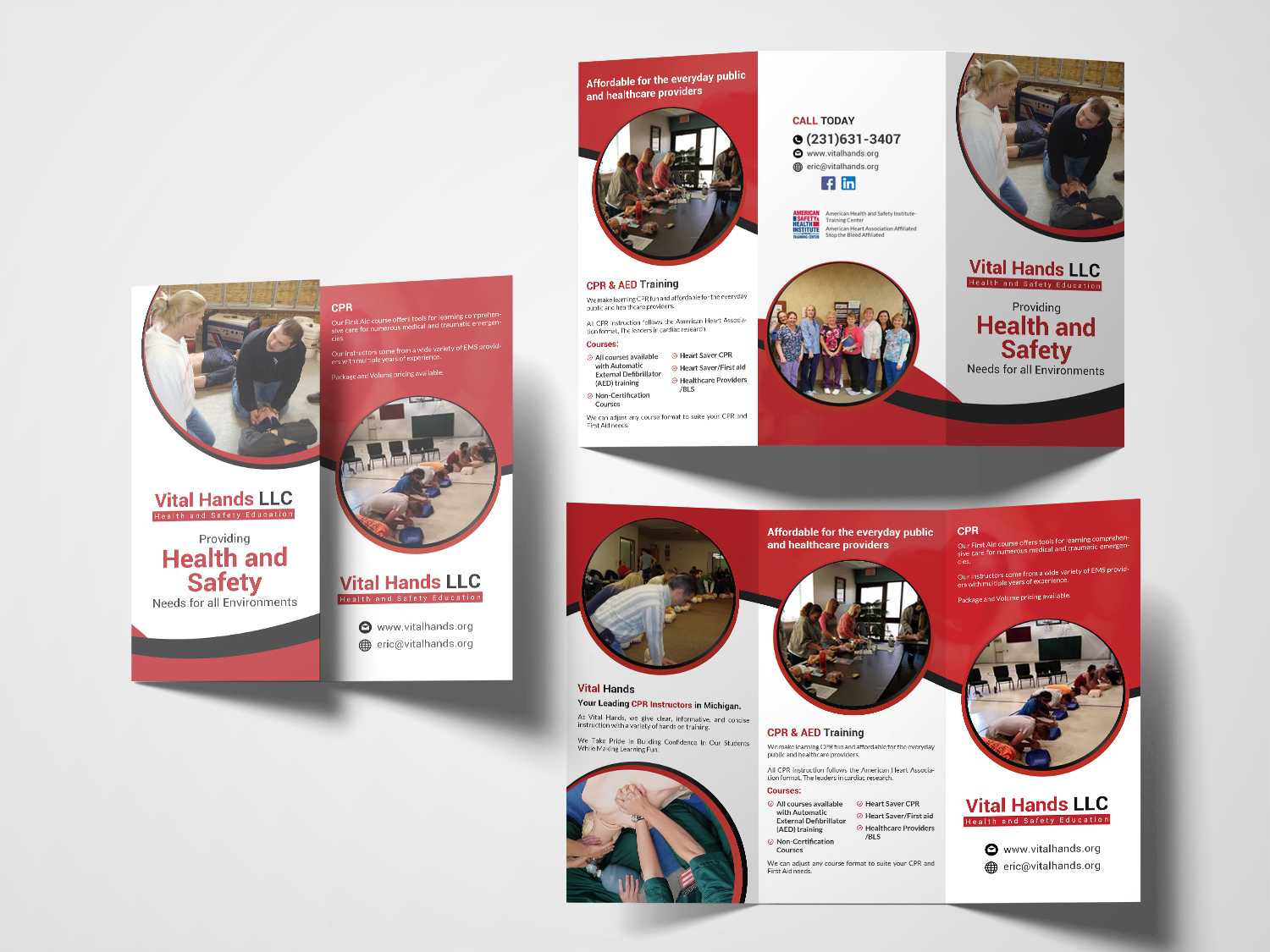 Brochure Design by debdesign for Vital Hands LLC | Design #21263530