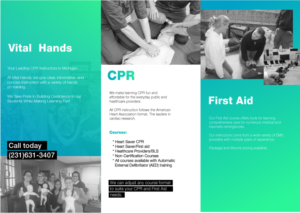 Brochure Design by ADesigner 3 for Vital Hands LLC | Design #21257736