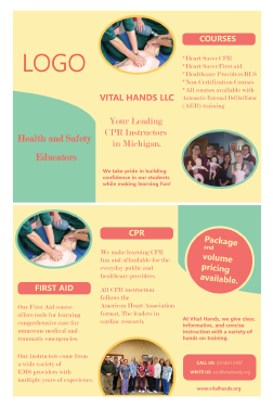 Brochure Design by tandogan for Vital Hands LLC | Design #21297807