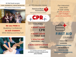 Brochure Design by thisisit for Vital Hands LLC | Design #21279525