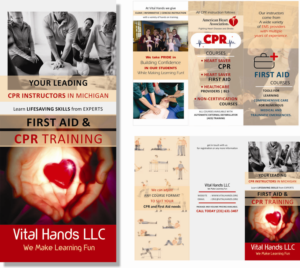 Brochure Design by thisisit for Vital Hands LLC | Design: #21279526