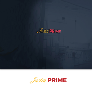 Justin Prime is the name under it can be anything such as, eat - drink - celebrate, steak - fish - barrel, land - sea - barrel, etc... | Logo Design by ClearDesign