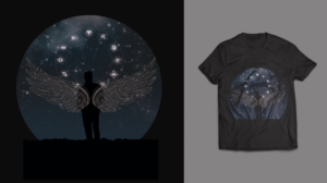 T-Shirt-Design von Armin 4 für Wings In Space | Design #21322078
