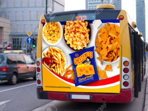 Bus Advertising for Flavoring Powders | Advertisement Design by rug
