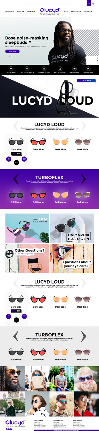 Web Design by Deli for Lucyd | Design #21289008