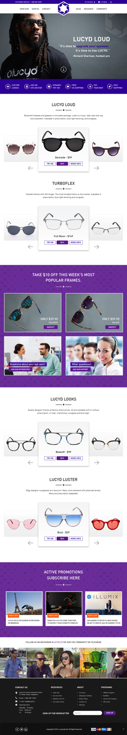 Web Design by pb for Lucyd | Design #21266382