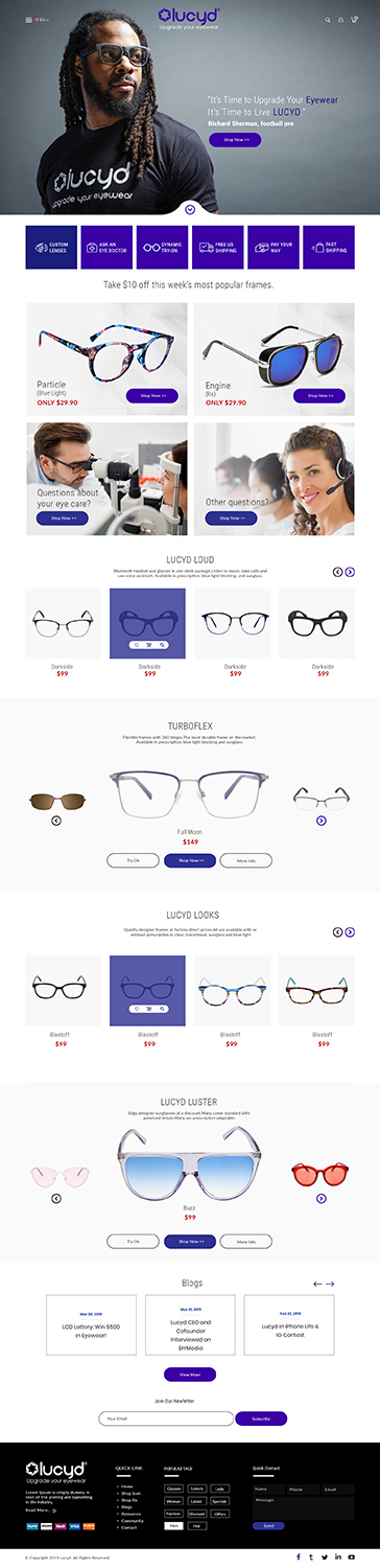 Diseño Web por bdesigner9 para Lucyd | Diseño #21272689