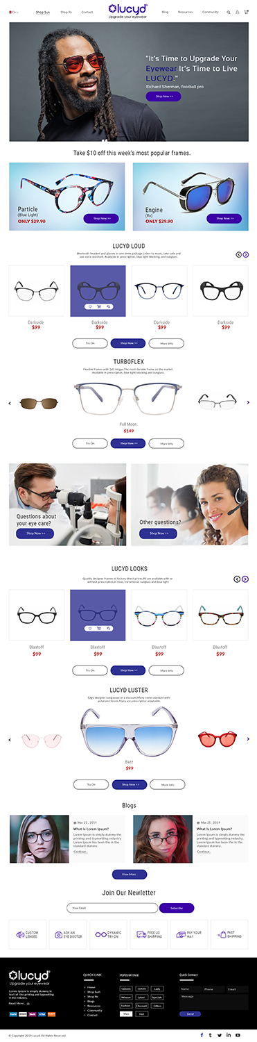 Diseño Web por bdesigner9 para Lucyd | Diseño #21346080