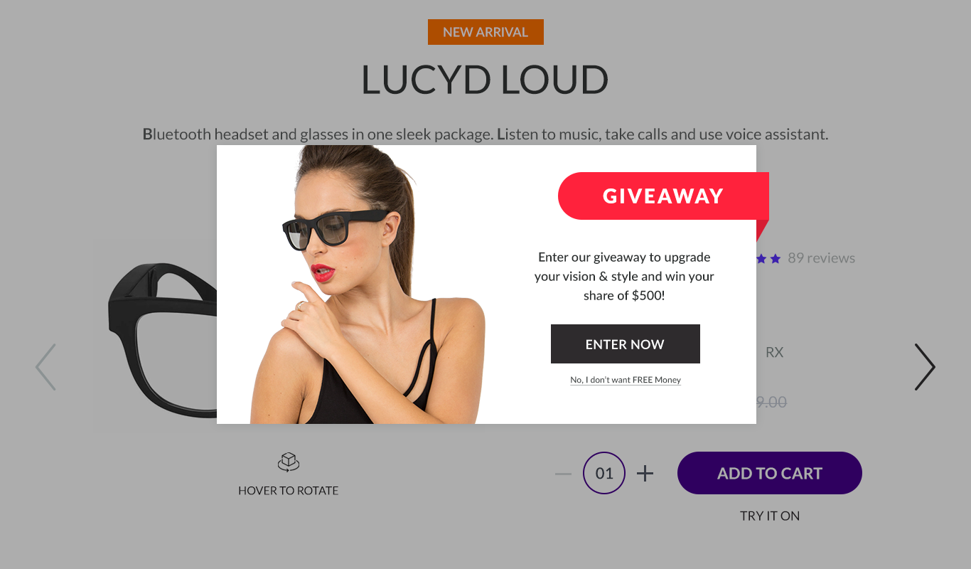 Web Design by Sadek for Lucyd | Design #21278222