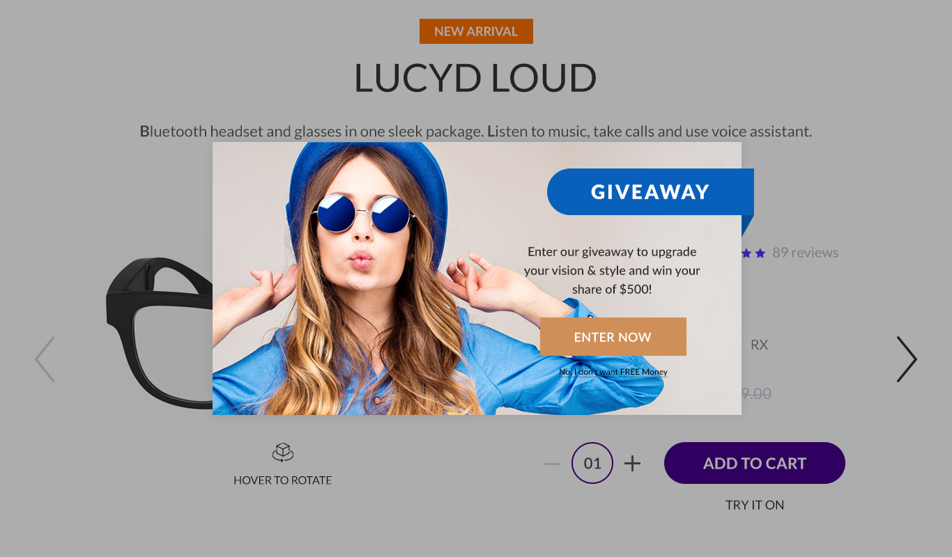 Web Design by Sadek for Lucyd | Design #21278375