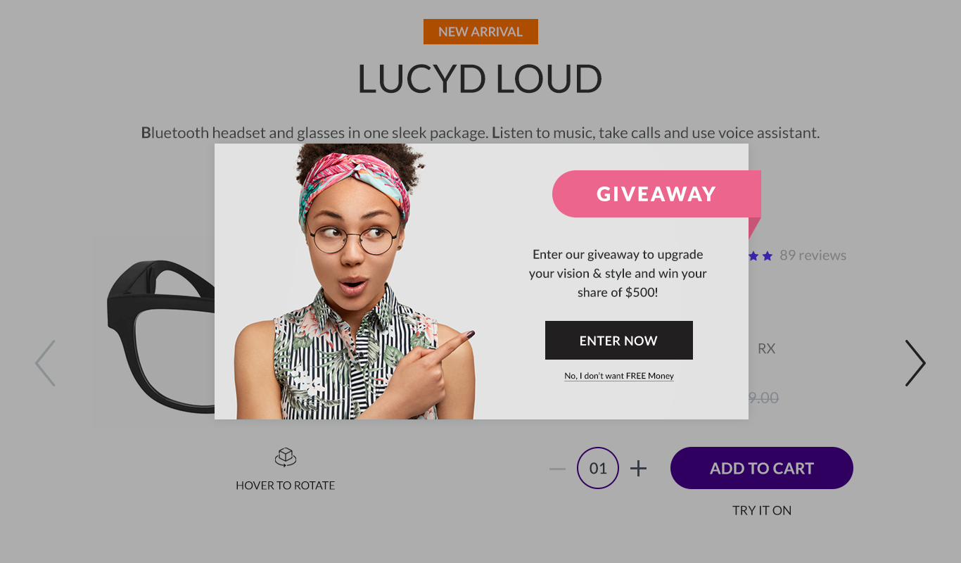 Web Design by Sadek for Lucyd | Design #21278487