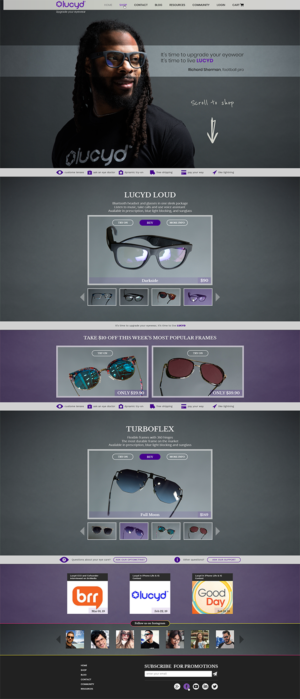 Web-Design von AndyPryb für Lucyd | Design #21267229