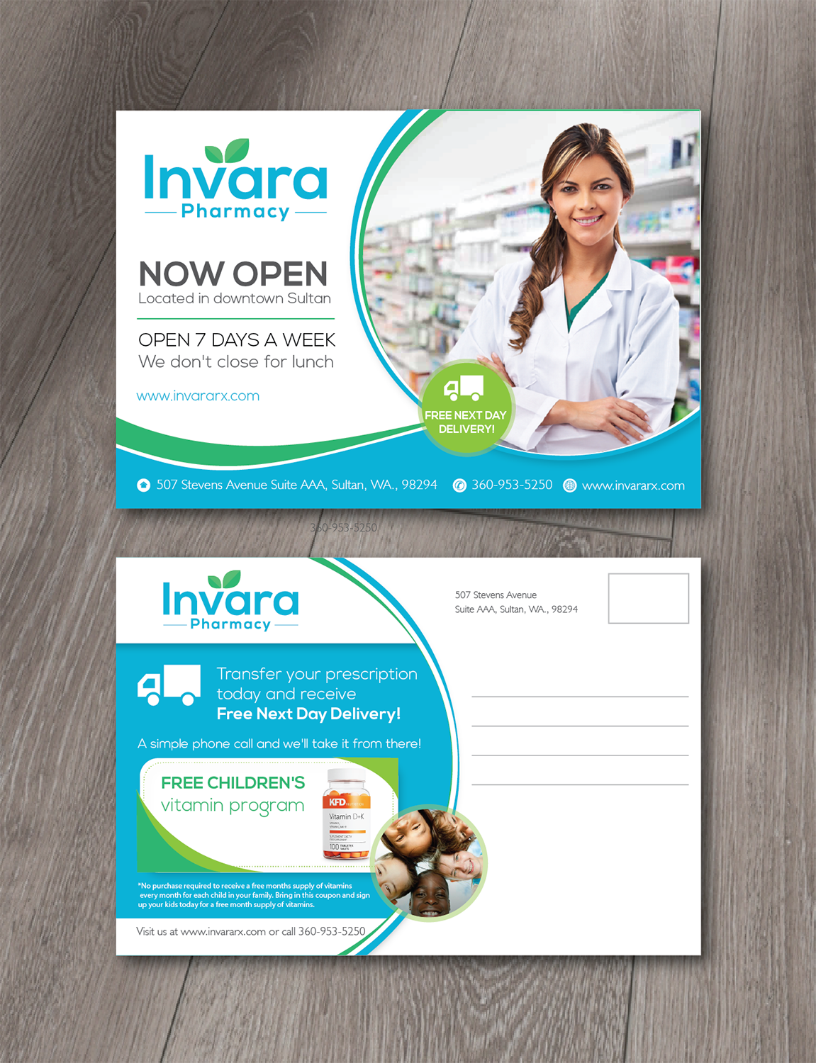 Postcard Design by alex989 for this project | Design #21259324