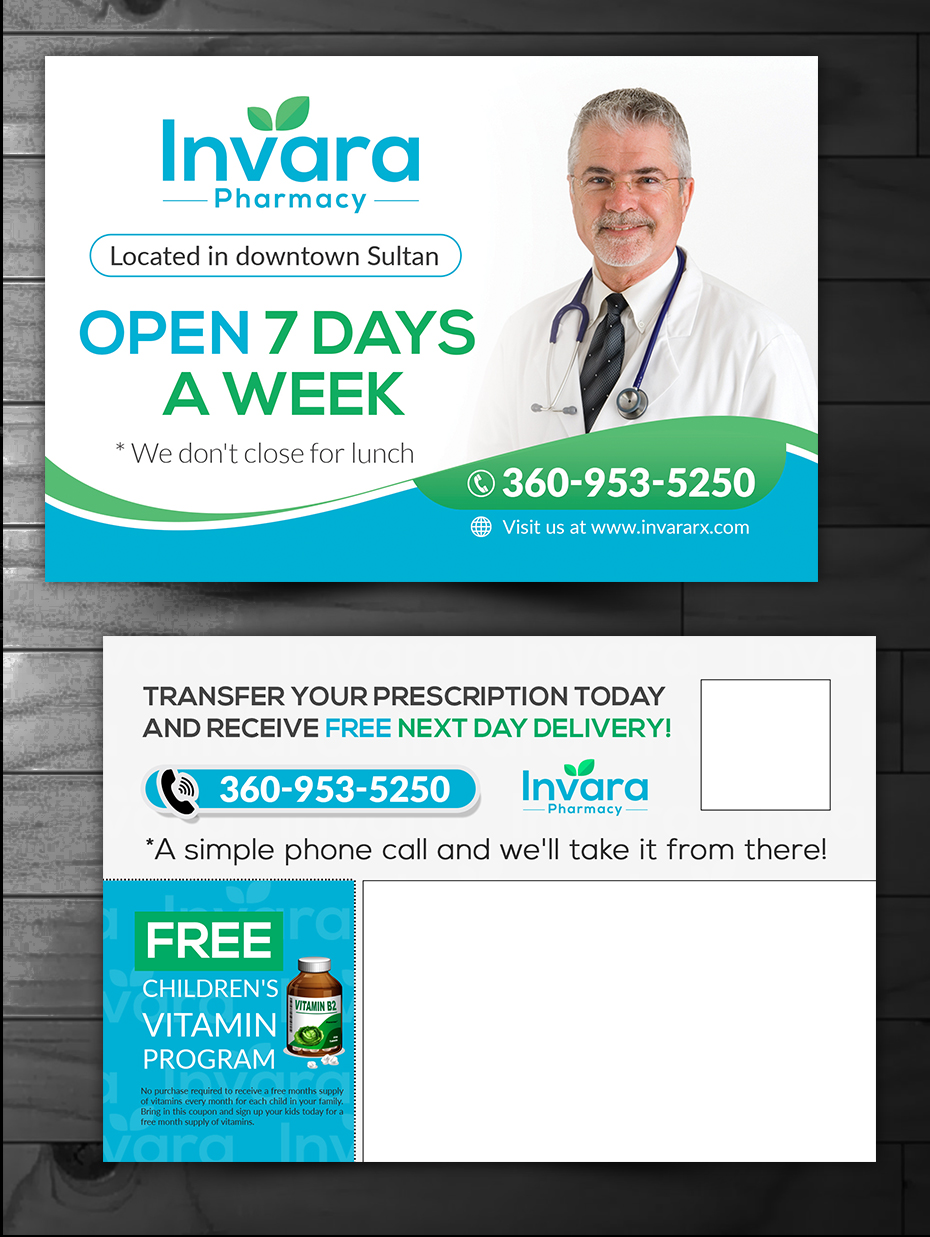 Postcard Design by innovative earth for this project | Design #21259592