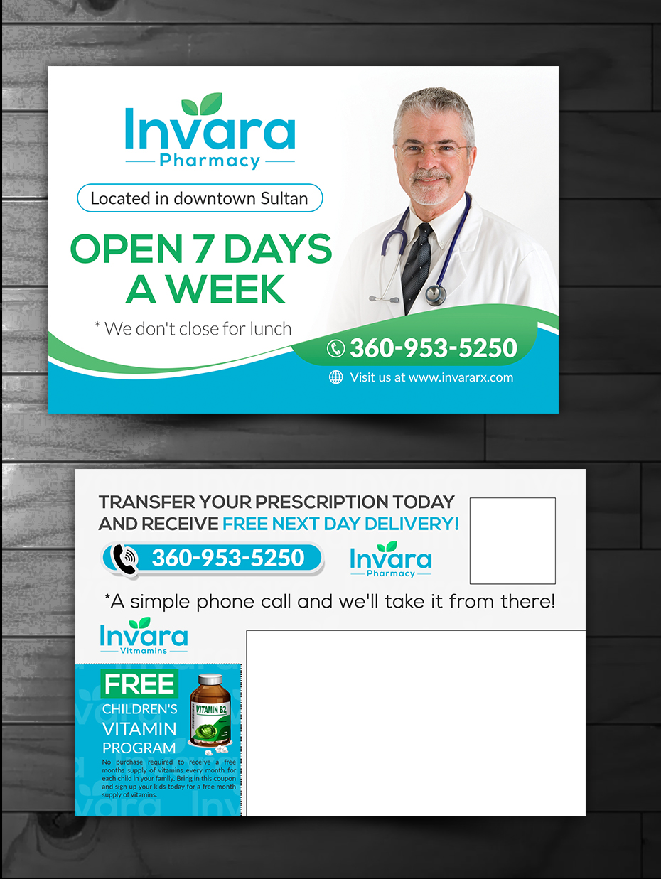 Postcard Design by innovative earth for this project | Design #21261398