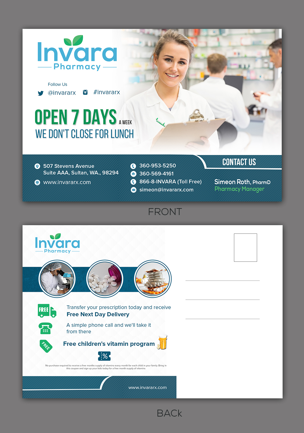 Postcard Design by SAI DESIGNS for this project | Design #21264454