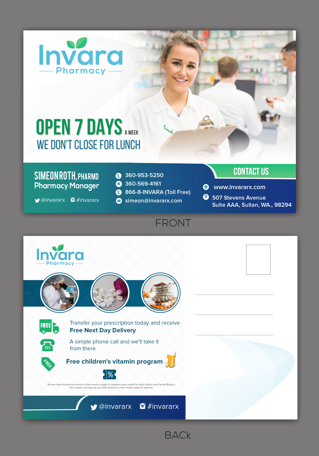 Postcard Design by SAI DESIGNS for this project | Design #21264820
