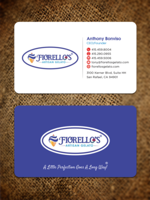 Gelato Business Card | Business Card Design by Sandaruwan