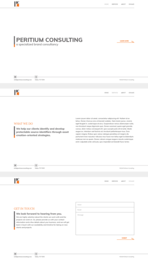 Brand Consulting Website, Simple Design/Layout that nails the "less is more" approach t... | Web Design by MIND