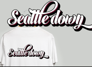 Seattle Up (front) Seattle Down (back ) | Design de T-shirt par Val brito
