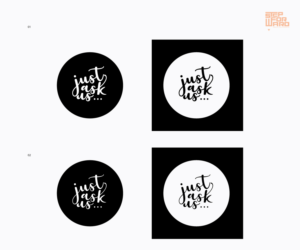 Logo Design by step forward 2 for Just Ask Us... | Design: #21341236