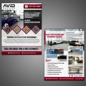 Garage Flooring Flyer | Flyer Design by aspiremedia