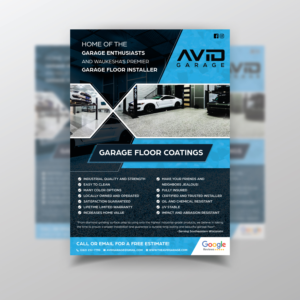 Garage Flooring Flyer | Flyer Design by vcreatived