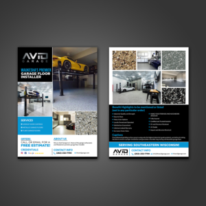 Garage Flooring Flyer | Flyer Design by Schöpfer