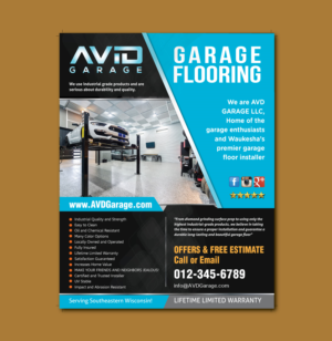 Garage Flooring Flyer | Flyer Design by meet007