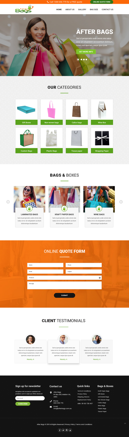 Web Design par pb pour ce projet | Design #21304544