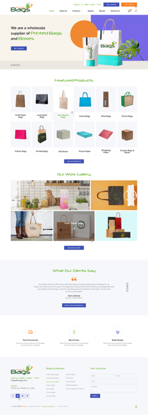 Web Design par Ved Web Services pour ce projet | Design : #21292207