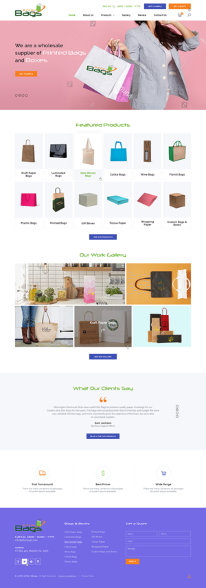 Web Design par Ved Web Services pour ce projet | Design : #21319006