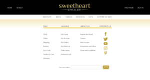 Sweetheart Jewellery Limited  - designer pearl and silver jewellery | Web Design by ganz abecia