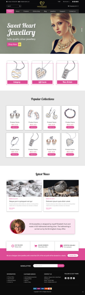 Web Design by pb for this project | Design: #21304518