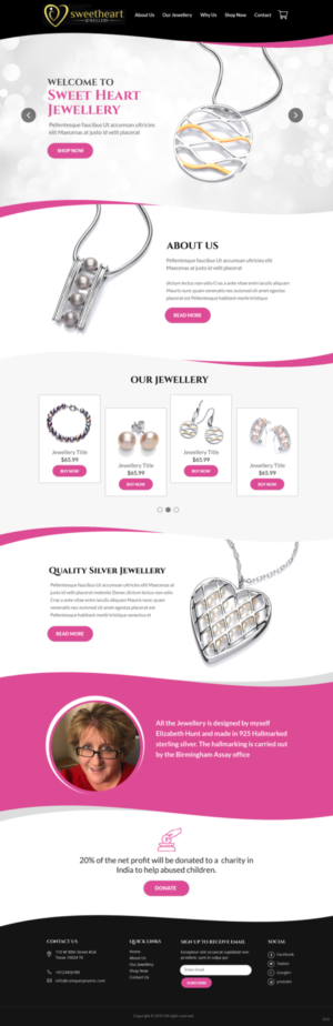 Web Design by pb for this project | Design: #21304528