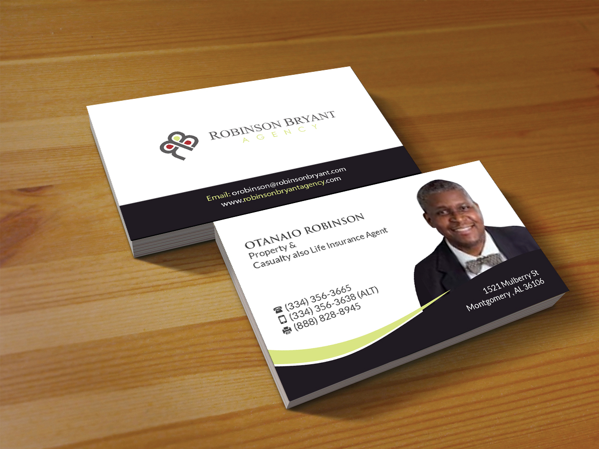 Business Card Design by Creations Box 2015 for Robinson Bryant Agency | Design #21265129