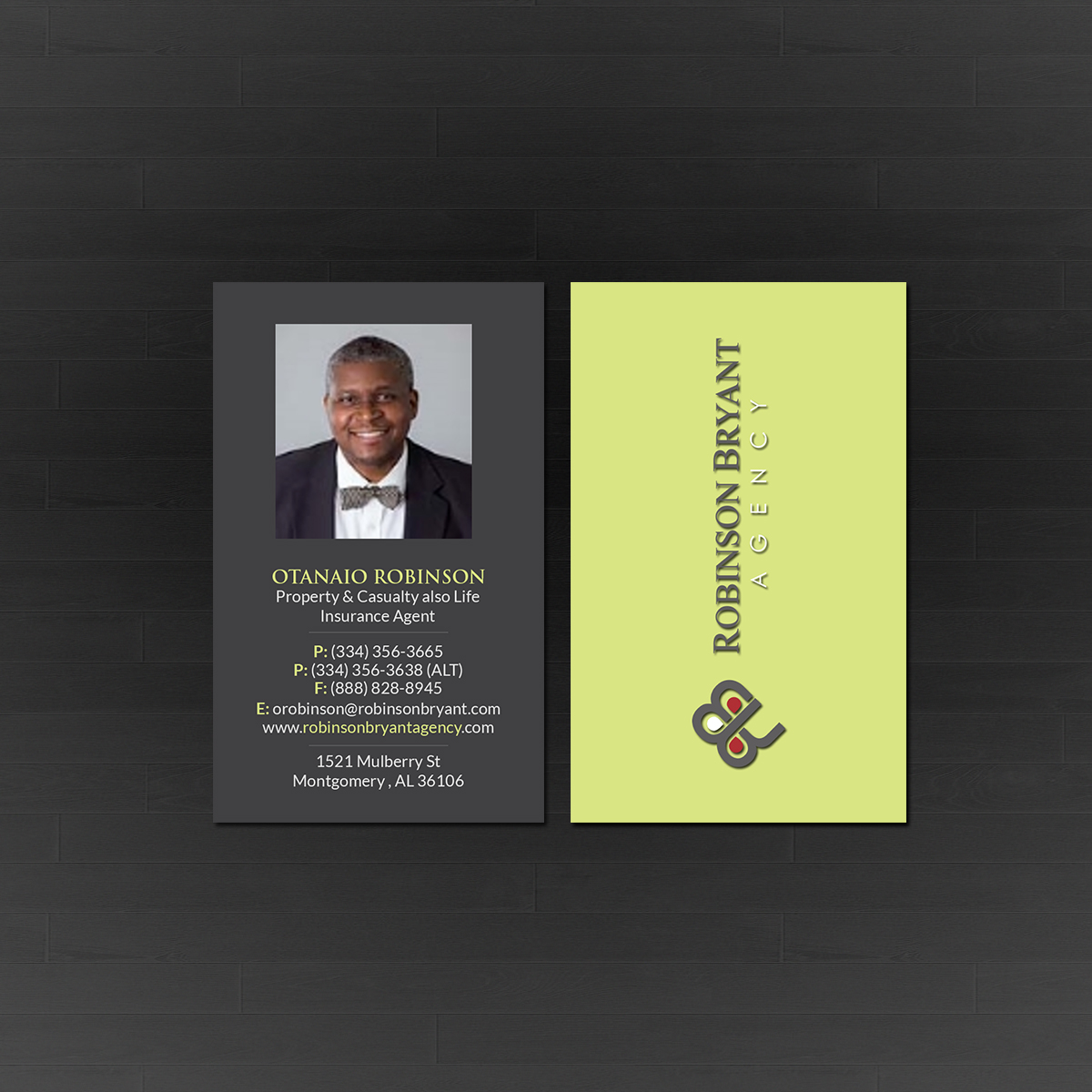 Business Card Design by Creations Box 2015 for Robinson Bryant Agency | Design #21266518