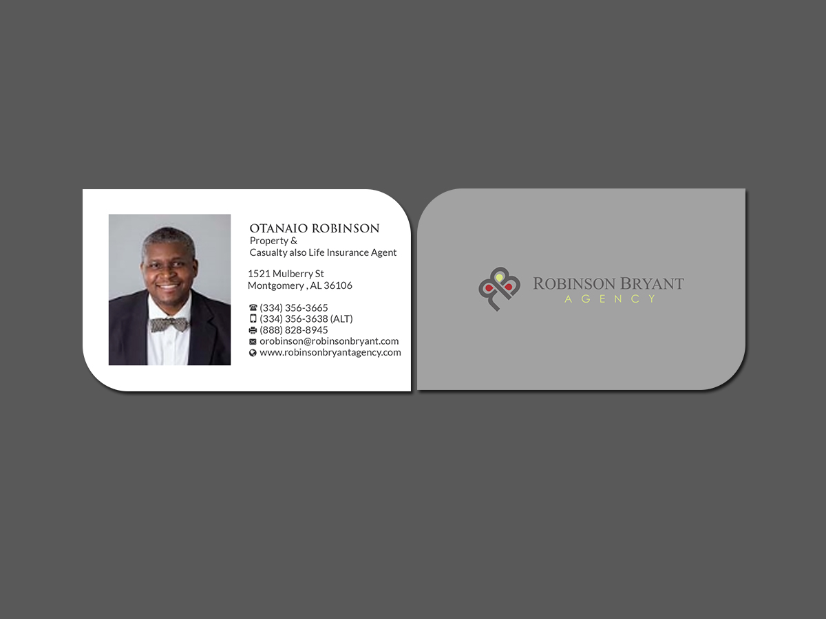 Business Card Design by Creations Box 2015 for Robinson Bryant Agency | Design #21266525