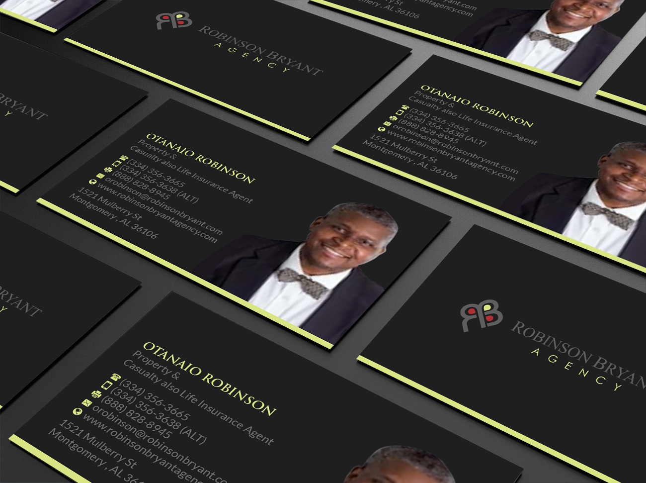 Business Card Design by Creations Box 2015 for Robinson Bryant Agency | Design #21270760