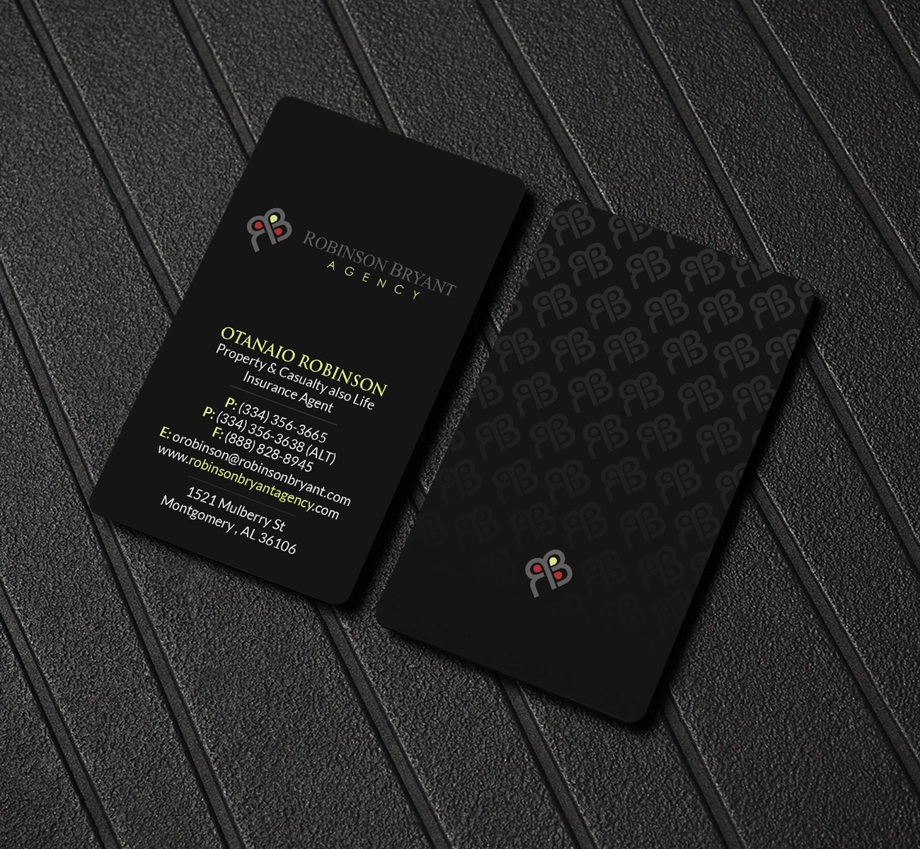 Business Card Design by Creations Box 2015 for Robinson Bryant Agency | Design #21270761