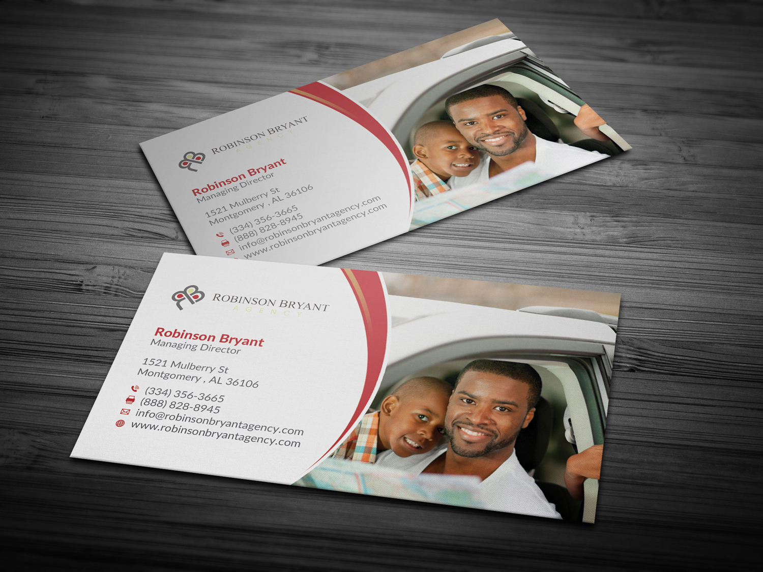 Business Card Design by OxonoArt for Robinson Bryant Agency | Design #21278016